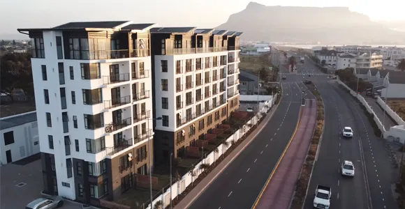Multi story apartment block in Cape Town